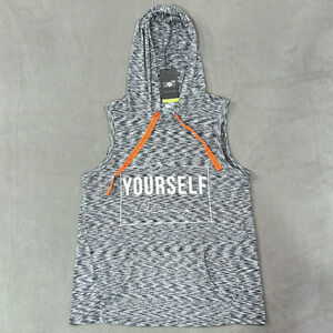 Koton Sport Active Sleeveless Gray Hoodie Sweatshirt Women's Size Medium